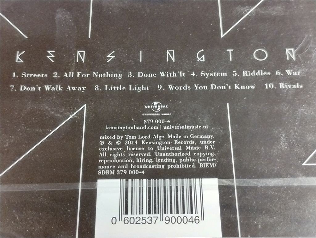 Kensington - Rivals [NIEUW], Ophalen of Verzenden, Gebruikt, Poprock