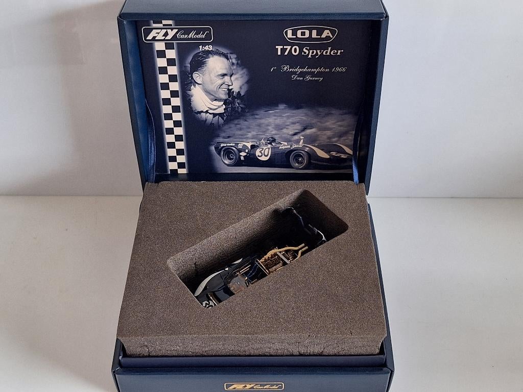 Fly 1:43 Lola T70 Spyder  Bridgehampton 1966 Dan Gurney, Overige merken, Auto, Fly, Nieuw