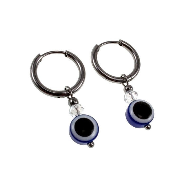 16mm x 2mm Oorringen Dames Gepolijst RVS Oorbellen Blauw, Met kristal, Overige materialen, Hangers, Birgitta-Gracht 33, 6465 EL Kerkrade, Nederland