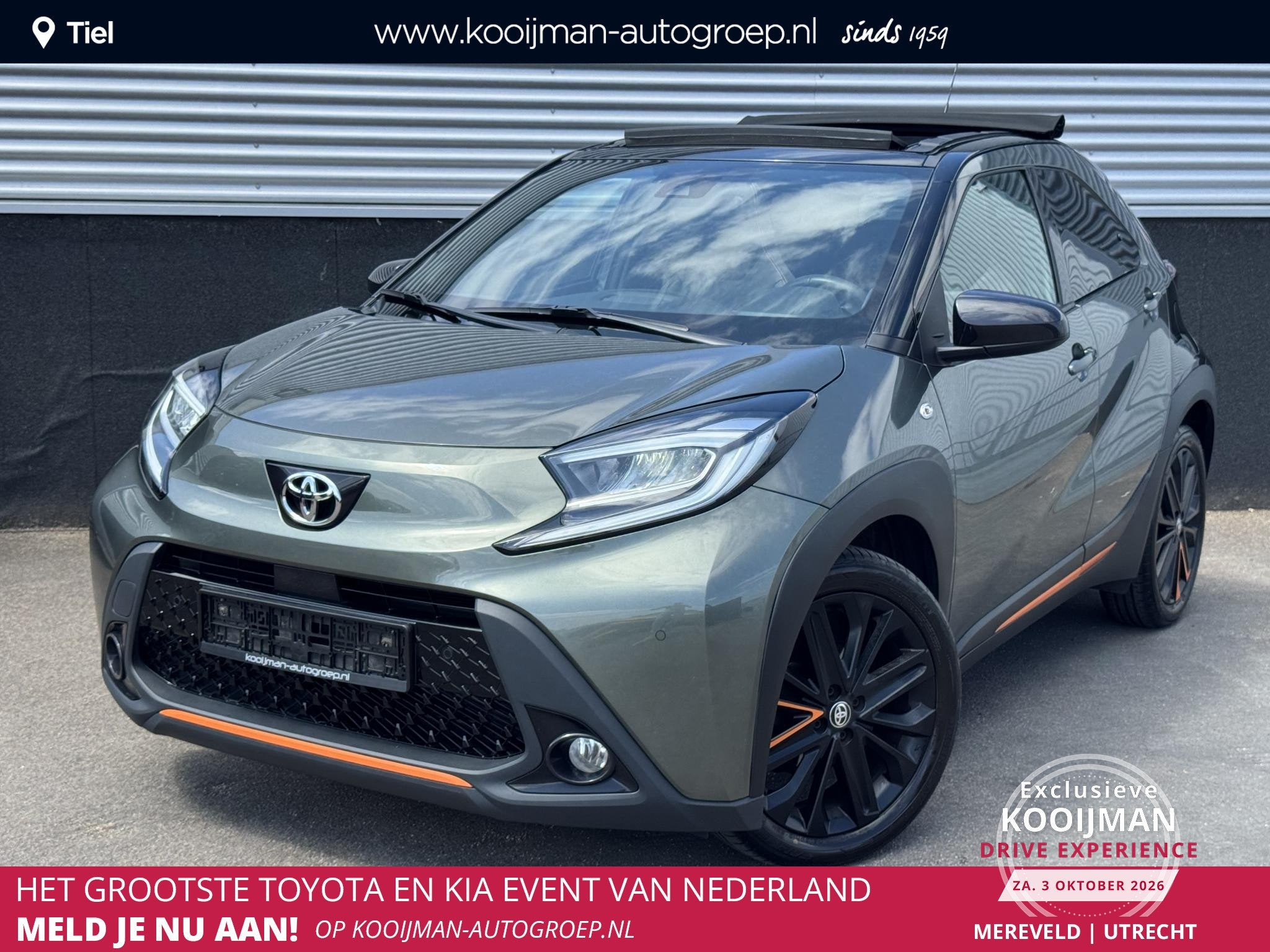Toyota Aygo X 1.0 VVT-i S-CVT Limited Cabrio Automaat, Navig, Dealer onderhouden, Automatische klimaatregeling, Gebruikt, Euro 6
