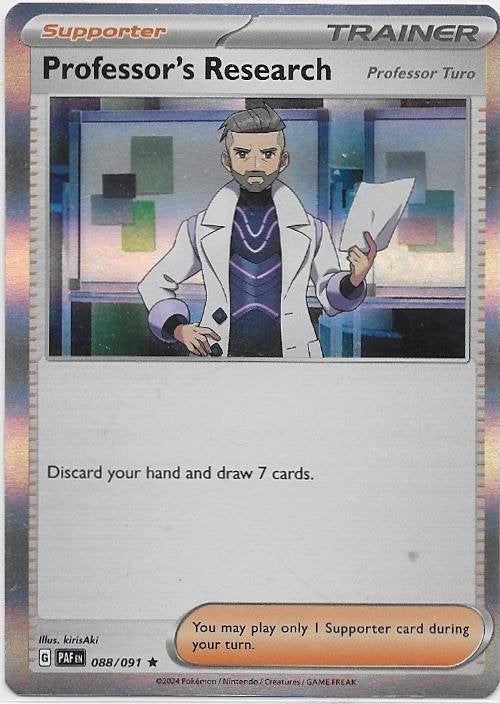 Paldean Fates,  Professor's Research [holo] 88/91, Verzenden, Nieuw, Losse kaart