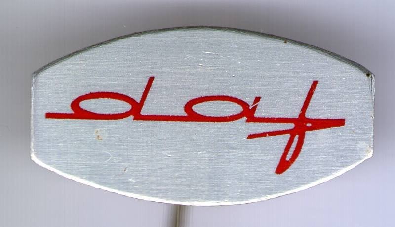 DAF Daffodill blik auto speldje ( A_205), Ophalen of Verzenden, Zo goed als nieuw, Transport, Speldje of Pin