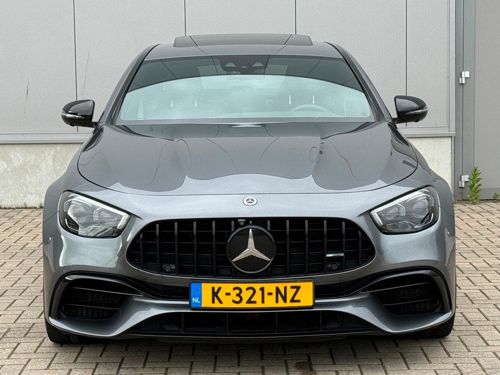 Mercedes-Benz E-klasse AMG 63 S 4MATIC+ BURMESTER HUD PANO V, Automaat, Gebruikt, Adaptive Cruise Control, 120 €/maand