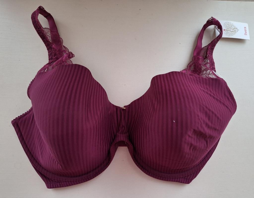 Livera nieuwe wijn rode beugel BH, maat 85H H85, Kleding | Dames, Livera, Ophalen of Verzenden, Rood, BH