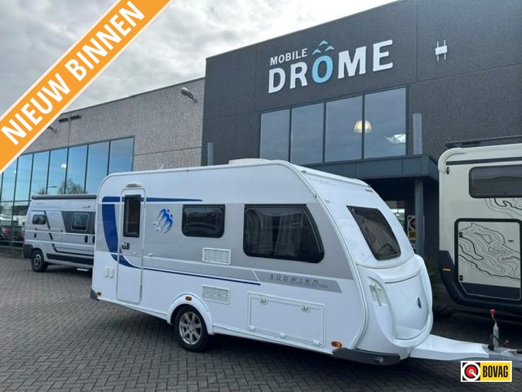 Knaus Sudwind Silver Selection 420 QD, Caravans en Kamperen, Caravans, Schokbreker, Bedrijf, Treinzit, Tot en met 3