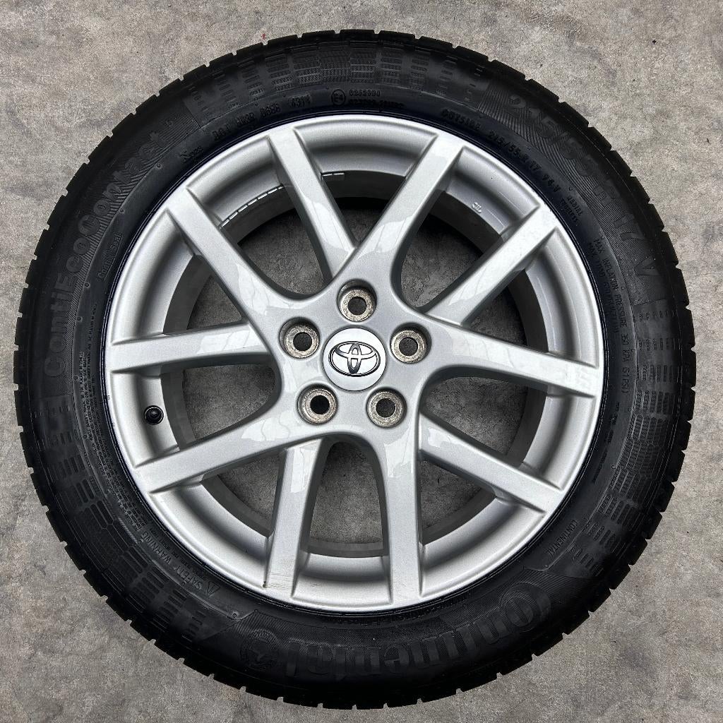 17 inch originele velgen + zomerbanden Toyota Avensis Verso, Auto-onderdelen, Banden en Velgen, Banden en Velgen, Ophalen of Verzenden