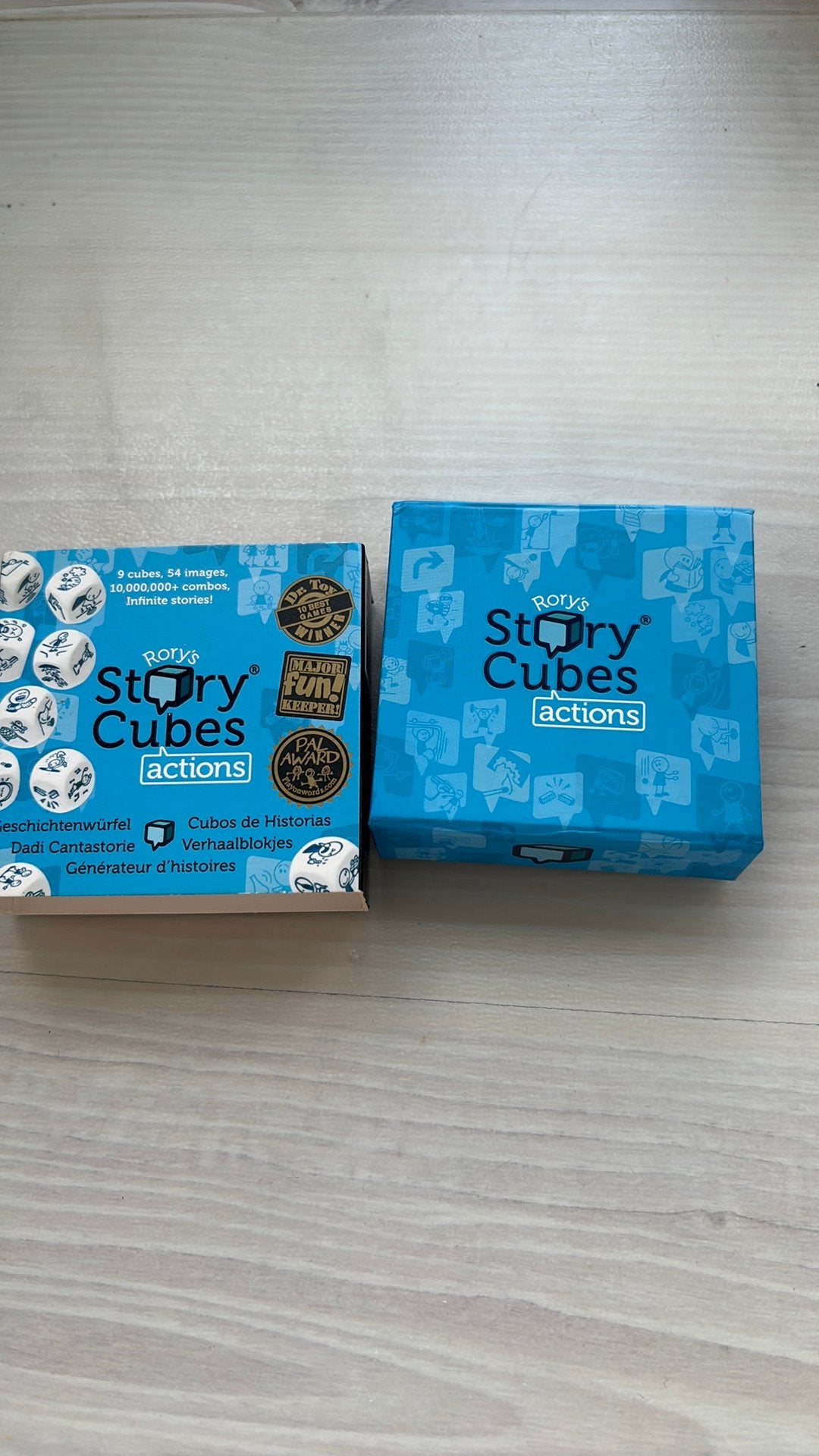 Rory’s story cubes actions, Ophalen of Verzenden, Zo goed als nieuw, Jongen of Meisje