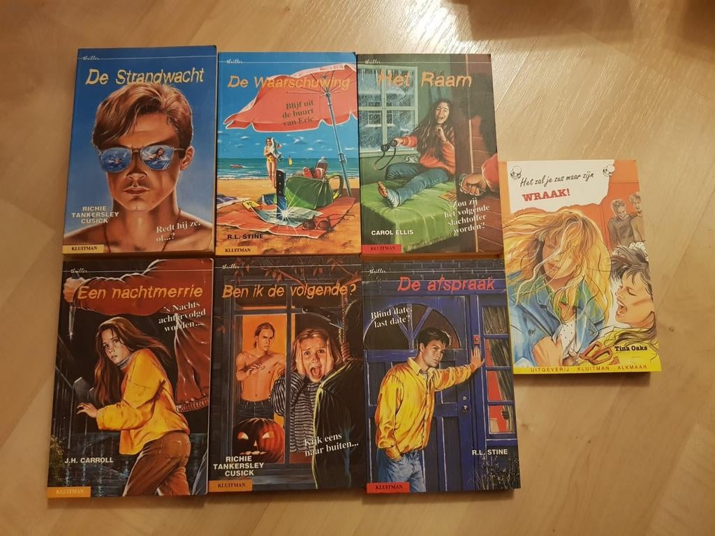 Jeugdthrillers - Kluitman Collectie (7 boeken), Ophalen of Verzenden, Gelezen, Nederland
