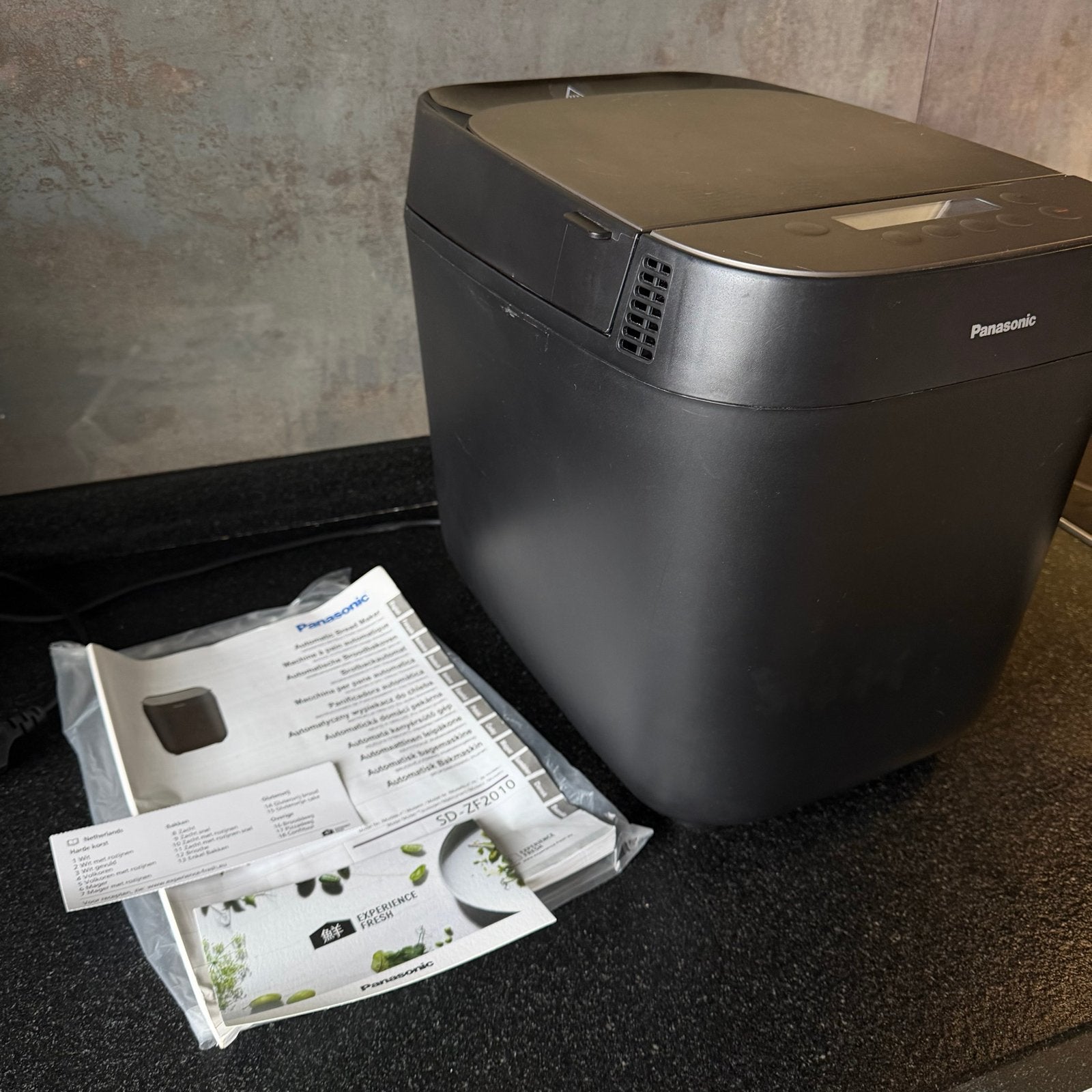 Panasonic SD-ZF2010 Croustina Broodbakmachine | Werkend, Met timer, 800 tot 1200 gram deeg, Ophalen of Verzenden, W