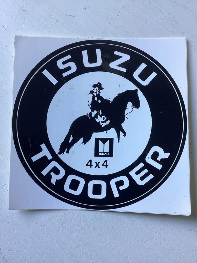 Sticker Isuzu Trooper 4x4, Verzenden, Zo goed als nieuw, Auto of Motor
