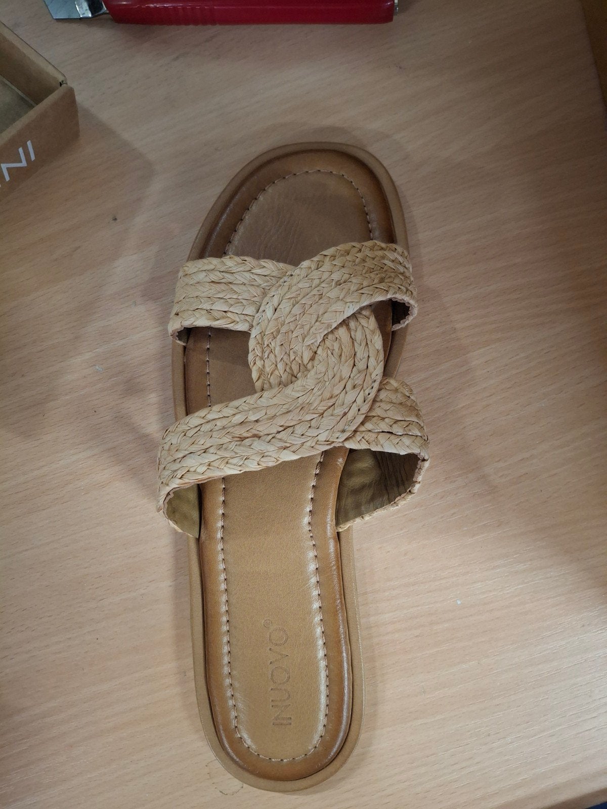 INUOVO Sandalen Natural - Diverse maten beschikbaar, Kleding | Dames, Beige, Nieuw, Nvt, Nvt