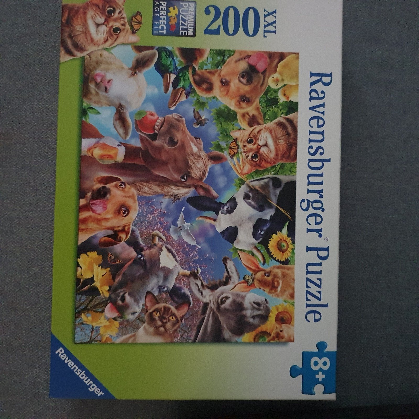 puzzel dieren 200 stukjes xxl, Ophalen, Meer dan 50 stukjes, Zo goed als nieuw, 6 jaar of ouder
