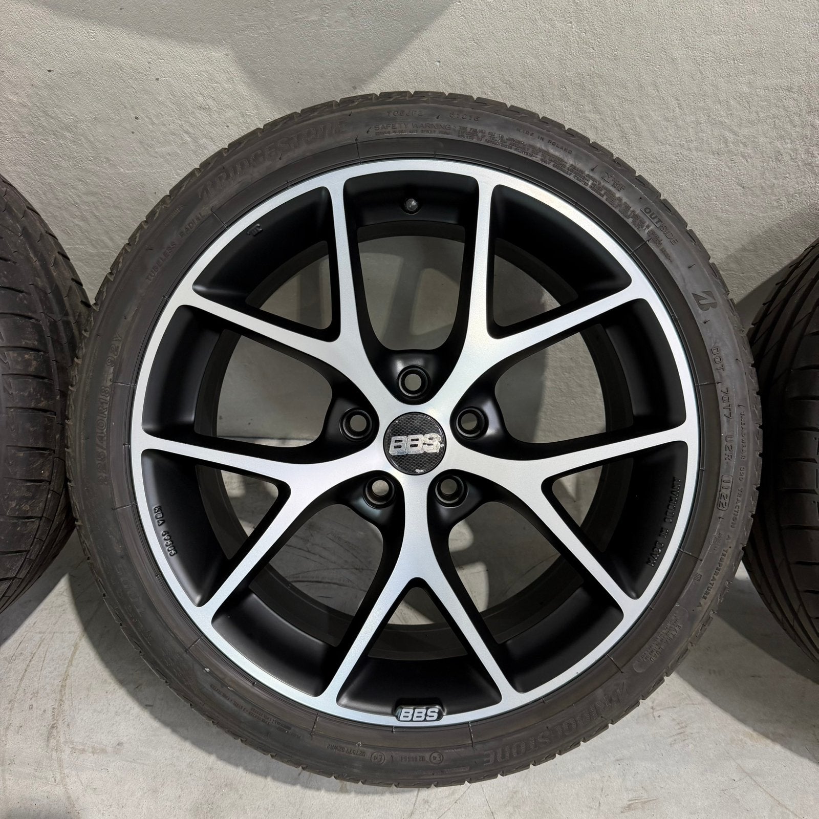 18 inch Origineel BBS velgen met banden AUDI VOLKSWAGEN, 18 inch, Gebruikt, Ophalen of Verzenden, Velgen