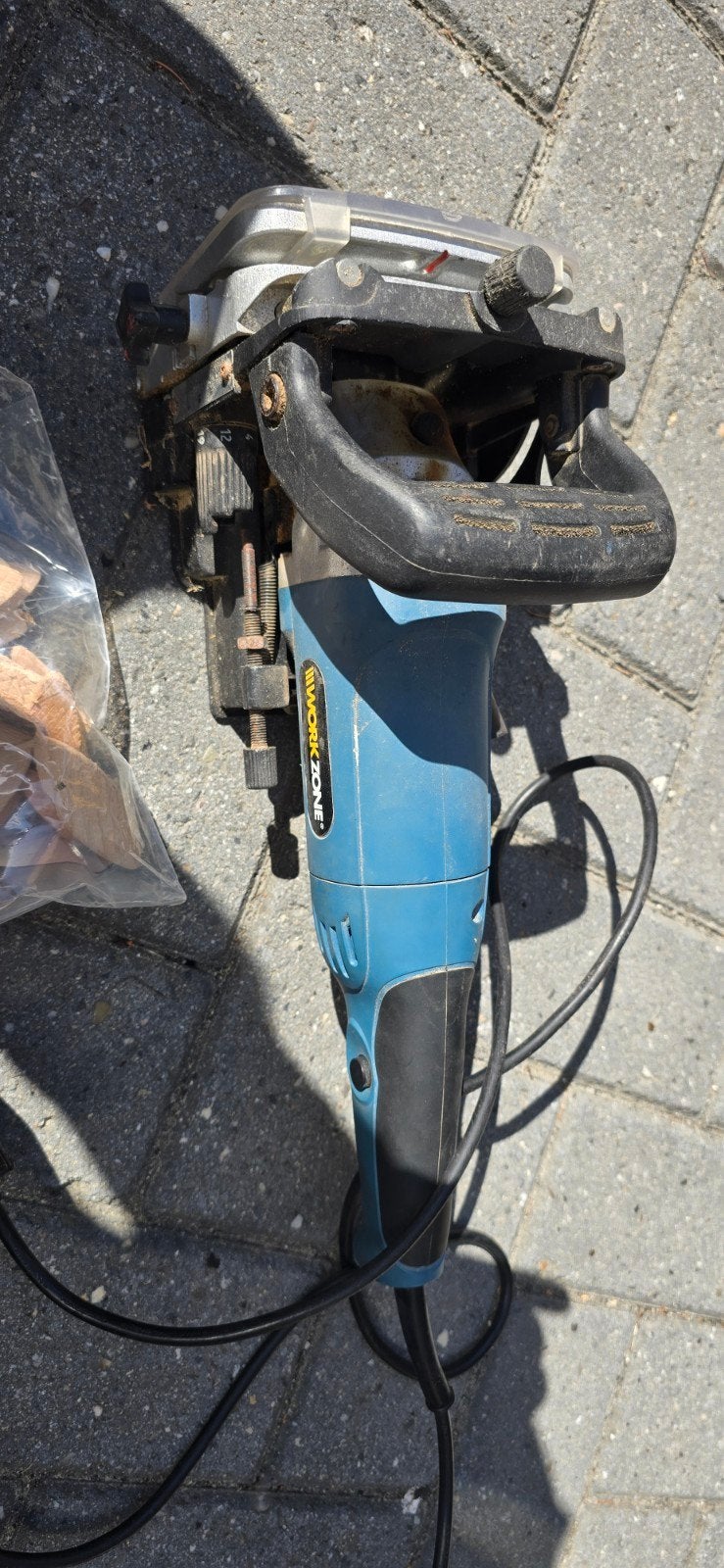 Workzone 900W Biscuit Jointer Lamellenfrees met Lamellen, Ophalen, Gebruikt, Overige typen, Overige merken
