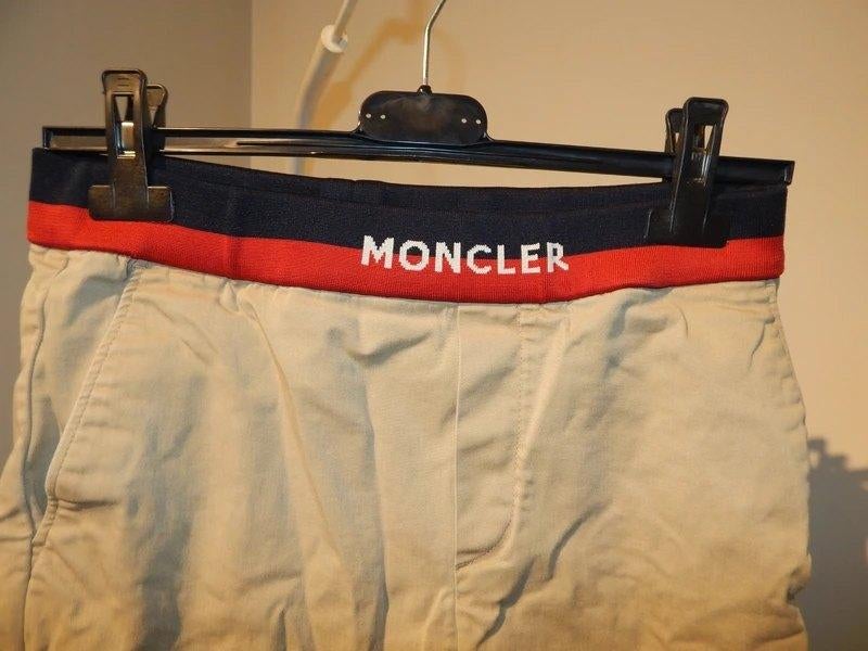 Moncler korte broek elastische merk band embleem achter152, Broek, Gebruikt, Moncler, Verzenden