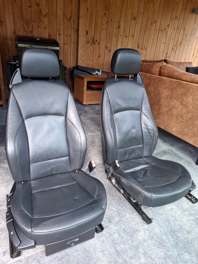 BMW Z4 e85 Standaard Lederen Stoelen Zwart, Auto-onderdelen, Ophalen, Gebruikt, BMW