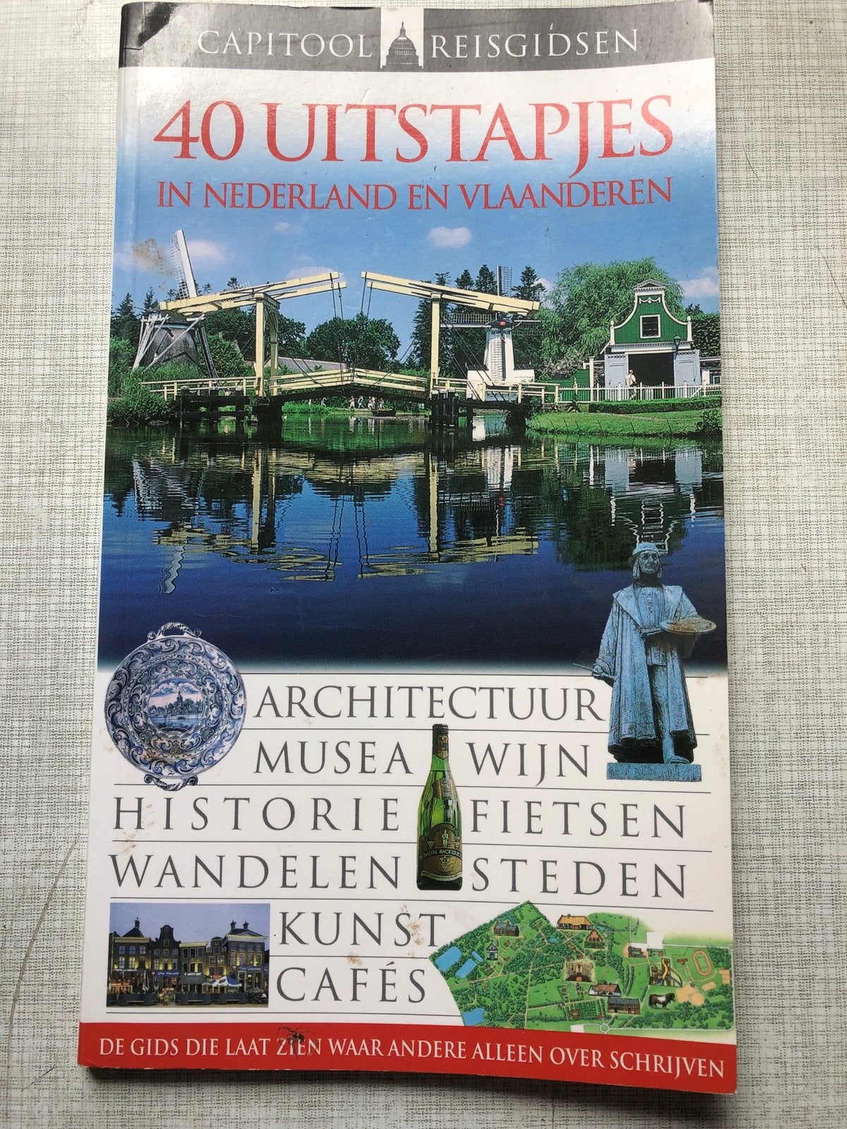 Capitool Reisgids: 40 Uitstapjes Nederland en Vlaanderen, Boeken, Reisgidsen, Gelezen, Capitool, Ophalen of Verzenden, Reisgids of -boek