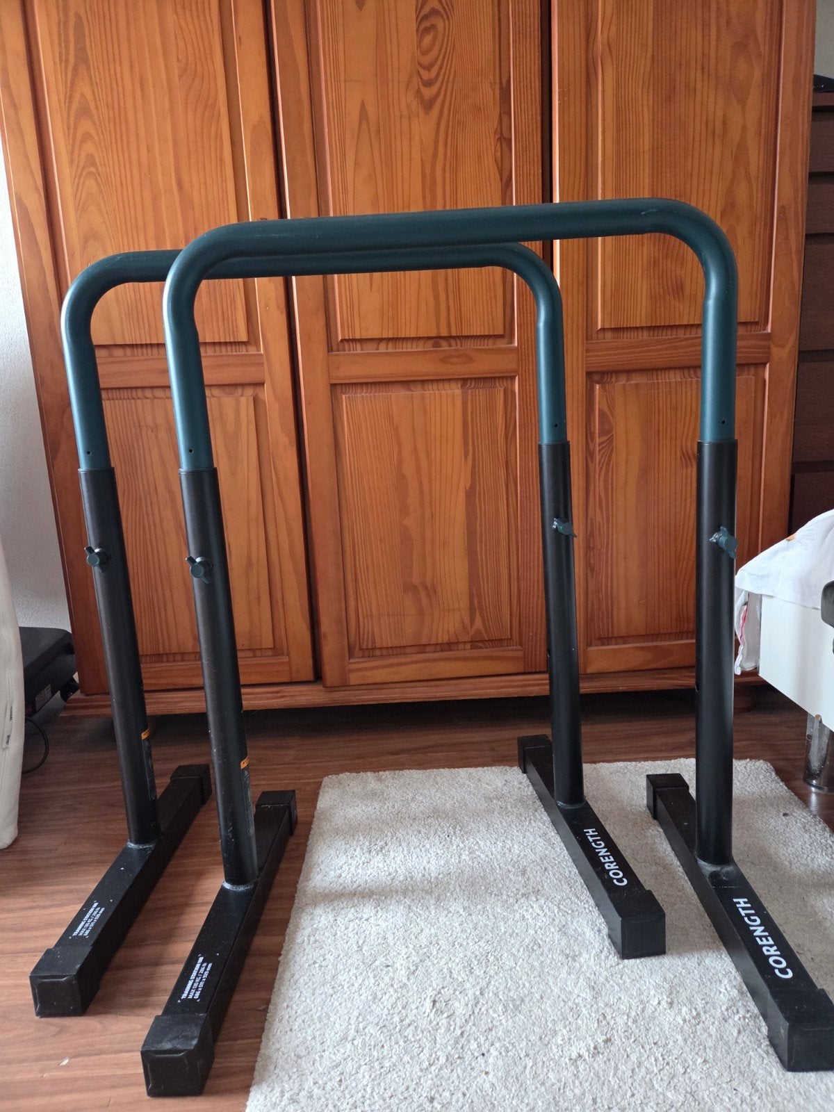 Corength Dips Station / Push-up steunen, Sport en Fitness, Fitnessmaterialen, Ophalen, Zo goed als nieuw, Push-up steun