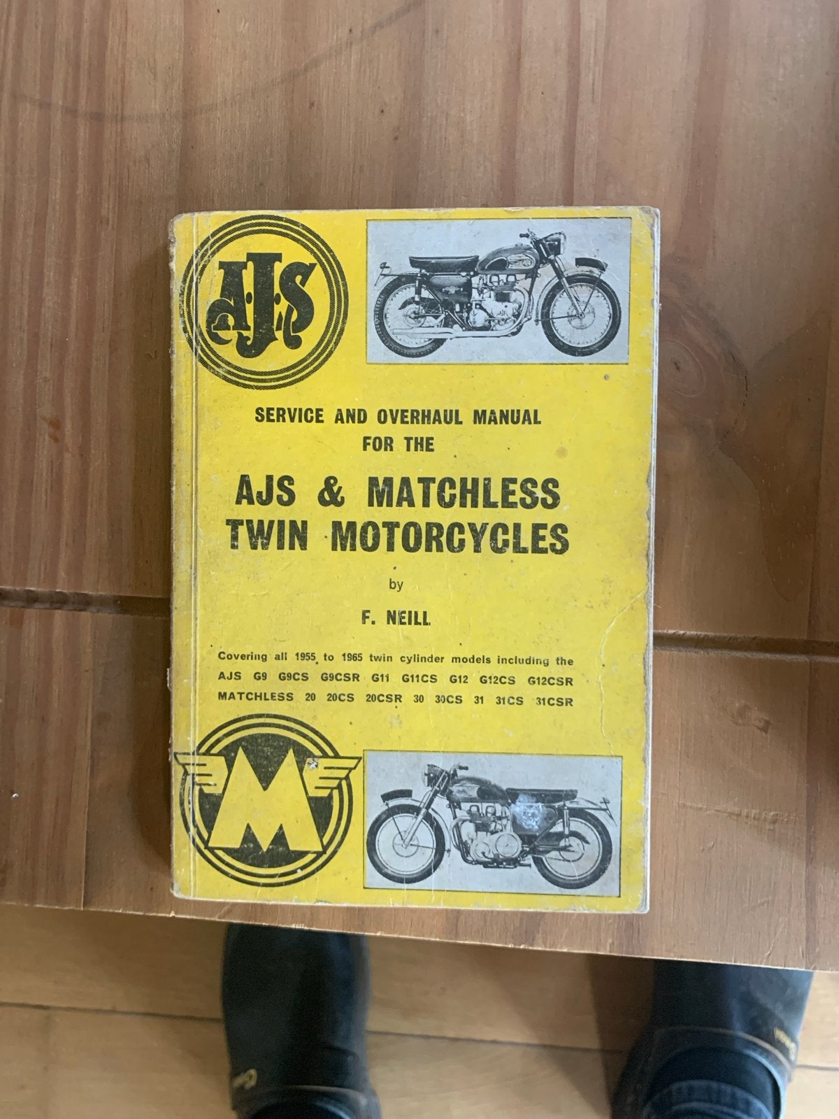 Ajs werkplaats hand boek, Ophalen of Verzenden, Zo goed als nieuw