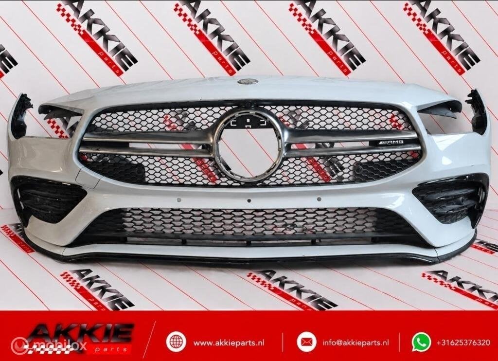 Mercedes Cla bumper 35 AMG voorbumper W118 earodynamika, Gebruikt, Voor, Ophalen of Verzenden