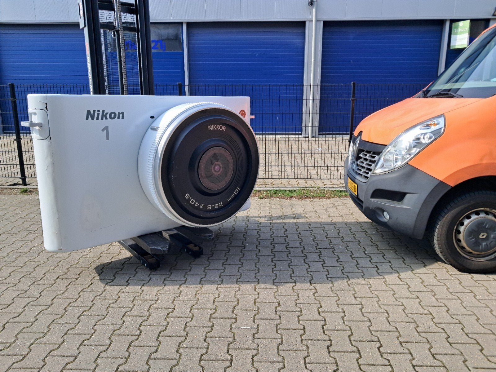 Uniek. Giga reclame Nikon dummy camera 200cm 50kg, Verzamelen, Ophalen, Eu, Gebruikt, Eu