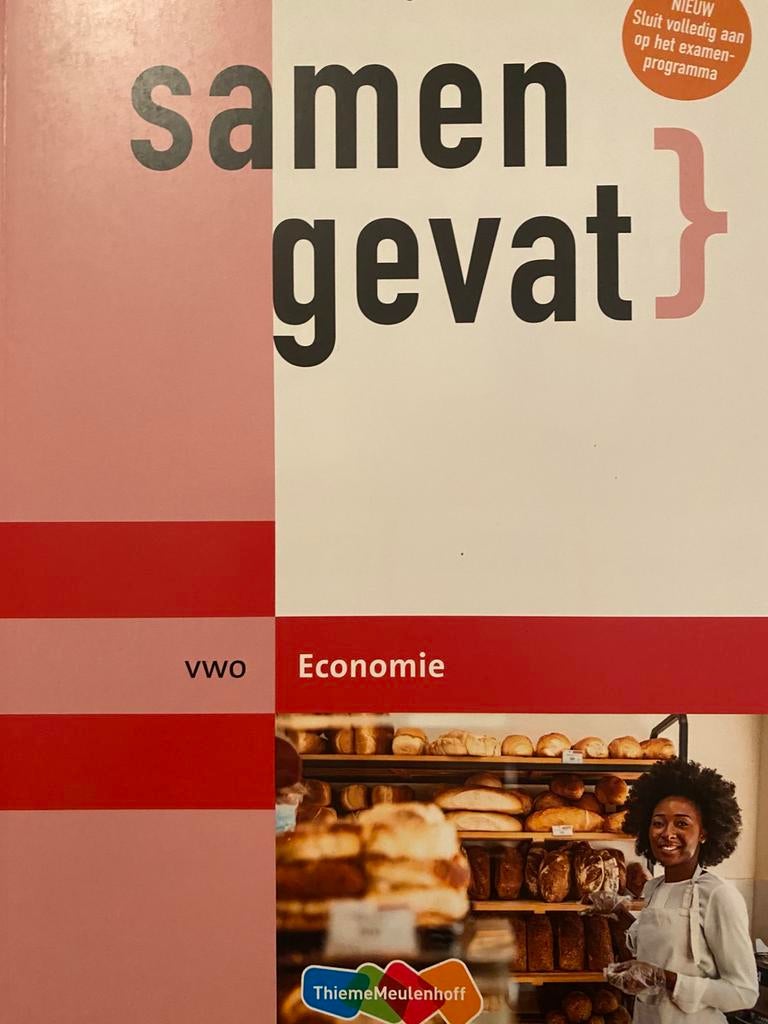 Samengevat economie vwo, Verzenden, Zo goed als nieuw, VWO, Economie