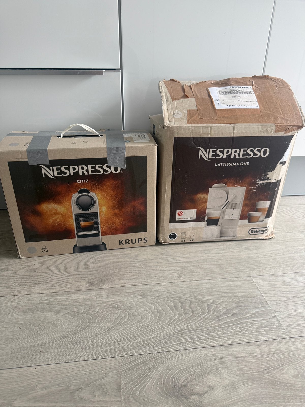 Nespresso koffiemachines – Citiz & Lattissima One (cups), Witgoed en Apparatuur, Koffiezetapparaten, Ophalen of Verzenden, Zo goed als nieuw