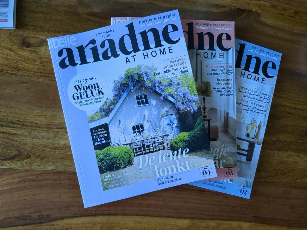 Ariadne at Home nr.2, 3 en 4 2026, Ophalen, Zo goed als nieuw, Overige typen
