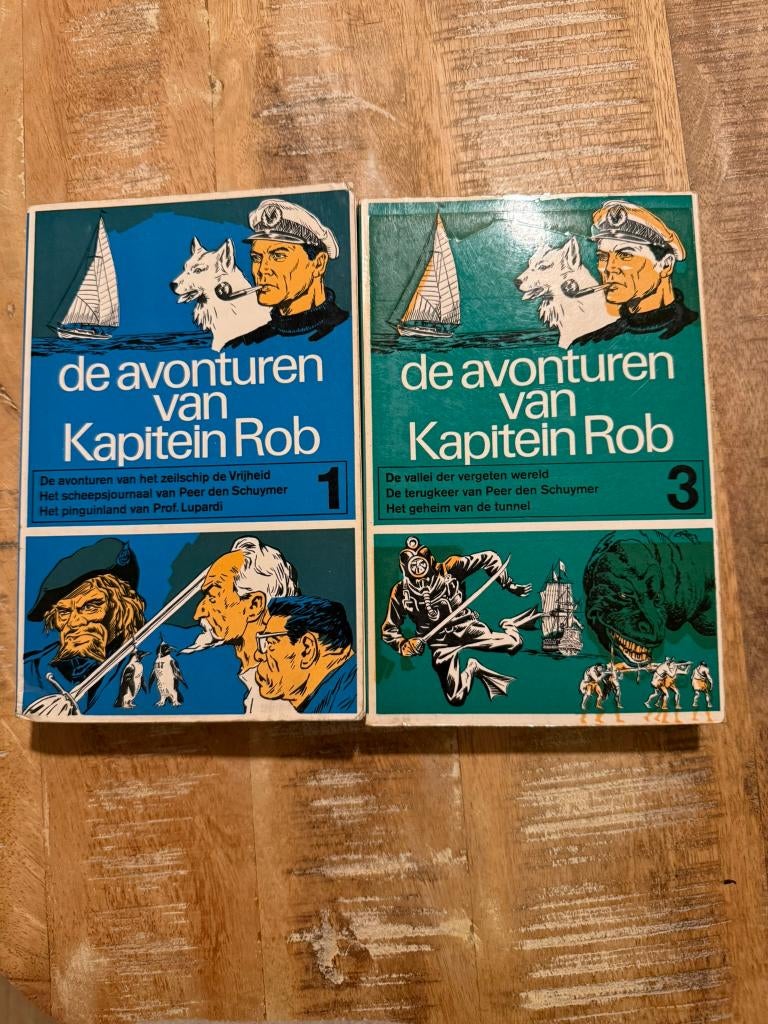 De avonturen van Kapitein Rob 1 & 3, Boeken, Meerdere stripboeken, Ophalen of Verzenden, Gelezen