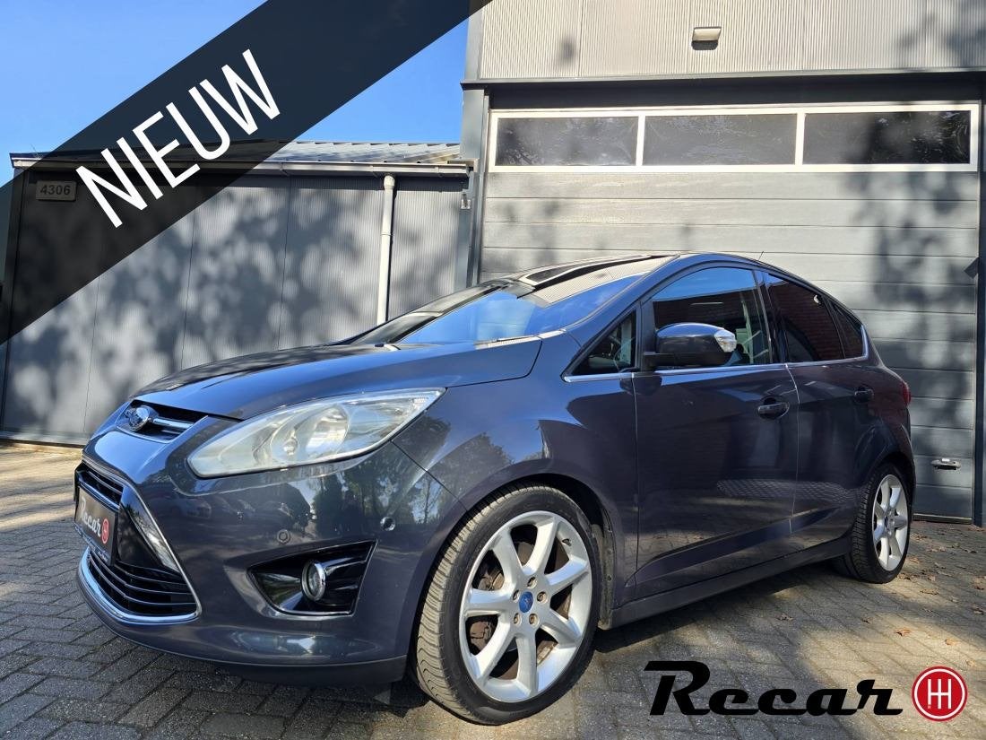 Ford C-Max - 1.6 EcoBoost Titanium/Pano/Leer/Pdc/Vol, Auto's, Voorwielaandrijving, Gebruikt, 4 cilinders, 150 pk