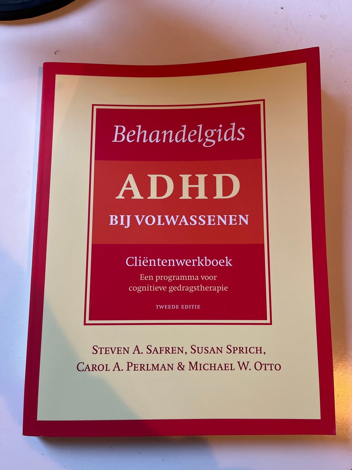 Behandelgids ADHD bij volwassenen - Cliëntenwerkboek, Boeken, Ophalen of Verzenden, Nieuw