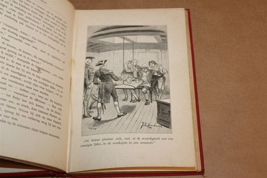 Rattlin de Zeeman — Marryat, Van Holkema 1888 met 10 Platen, Ophalen of Verzenden, Gelezen