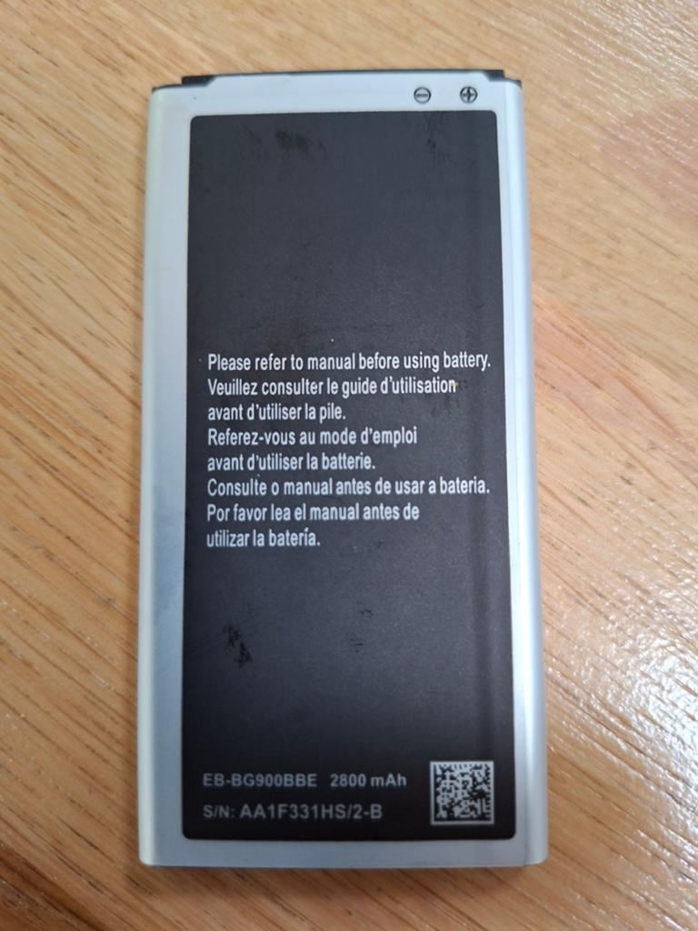 Batterij voor Samsung S5 -serie smartphone, Ophalen, Nieuw, Samsung
