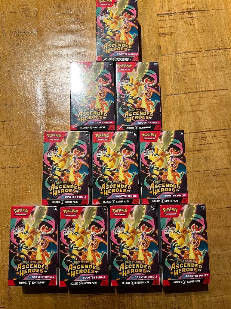 Pokemon Ascended Heroes Booster Bundles, Verzamelen, Speelkaarten, Jokers en Kwartetten, Ophalen of Verzenden, Speelkaart(en)