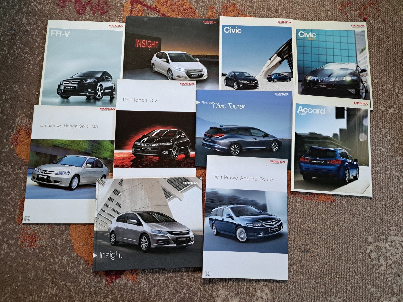 meerdere brochures Honda, Ophalen of Verzenden
