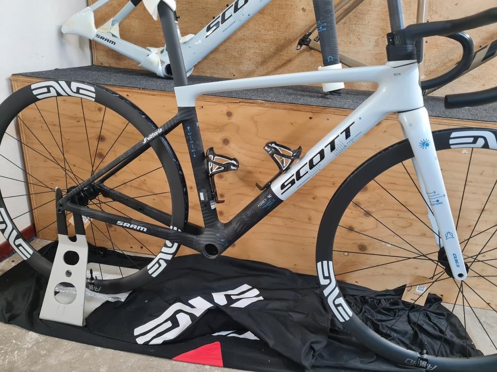 Nieuw frameset Scott Addict RC Pro HMX XXS incl stuur, Fietsen en Brommers, Fietsen | Racefietsen, 28 inch, Carbon, Nieuw, Minder dan 49 cm