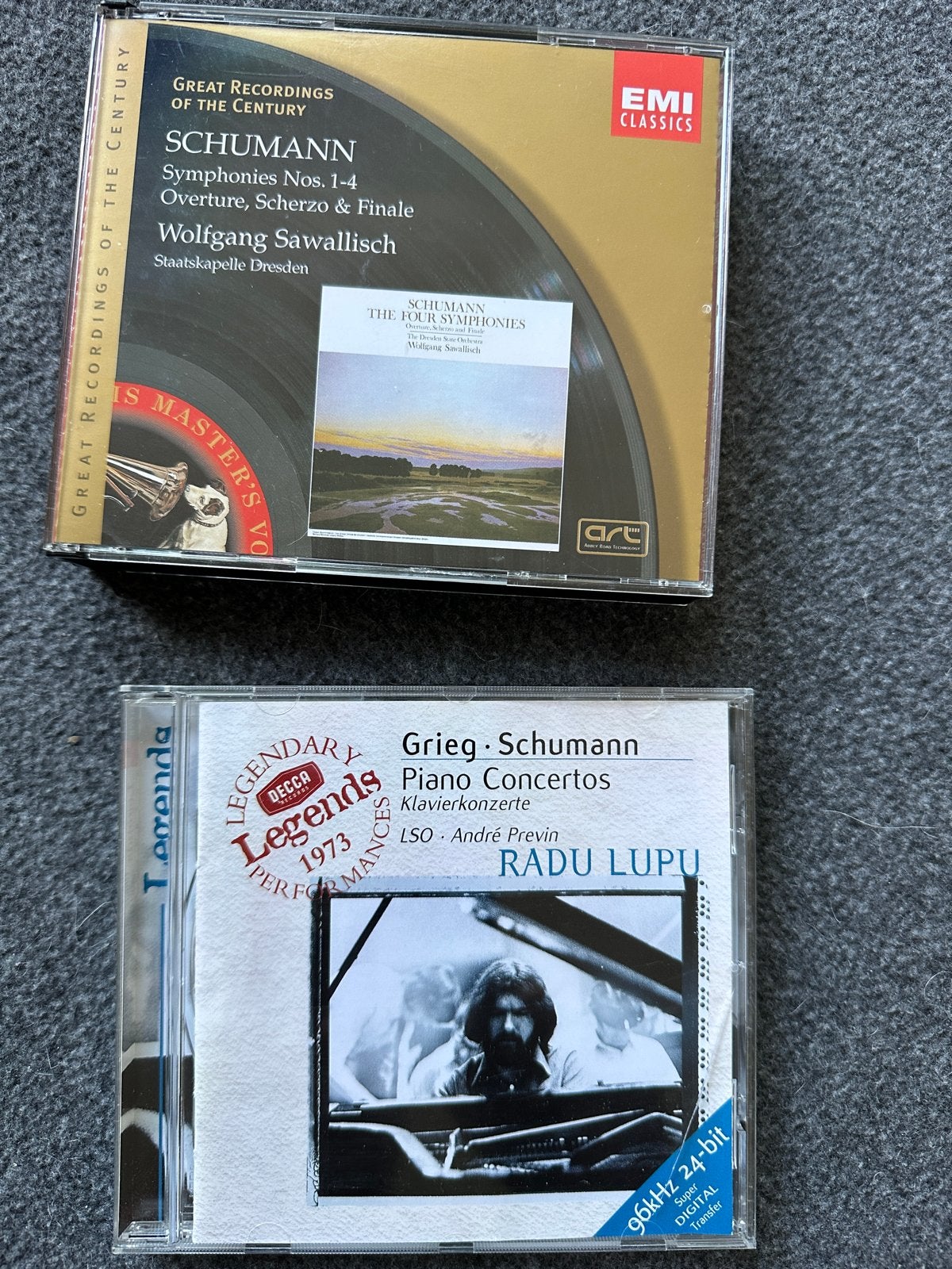 Schumann & Grieg Piano Concertos - Klassieke CD's, Cd's en Dvd's, Ophalen of Verzenden, Zo goed als nieuw, Romantiek, Inclusief boekje