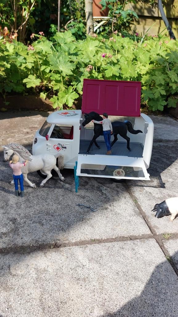Schleich dieren arts wagen, Ophalen of Verzenden, Gebruikt