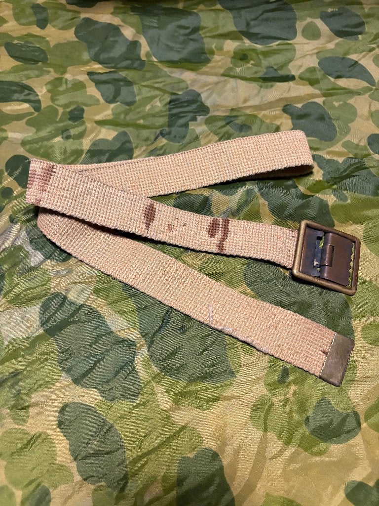 Tweede wereldoorlog US navy belt (2), Verzamelen, Militaria | Tweede Wereldoorlog, Ophalen of Verzenden, Marine, Amerika, Overige typen