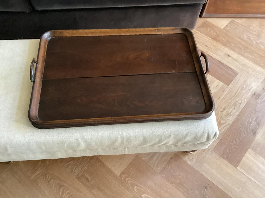Oud Engels dienblad, Ophalen of Verzenden