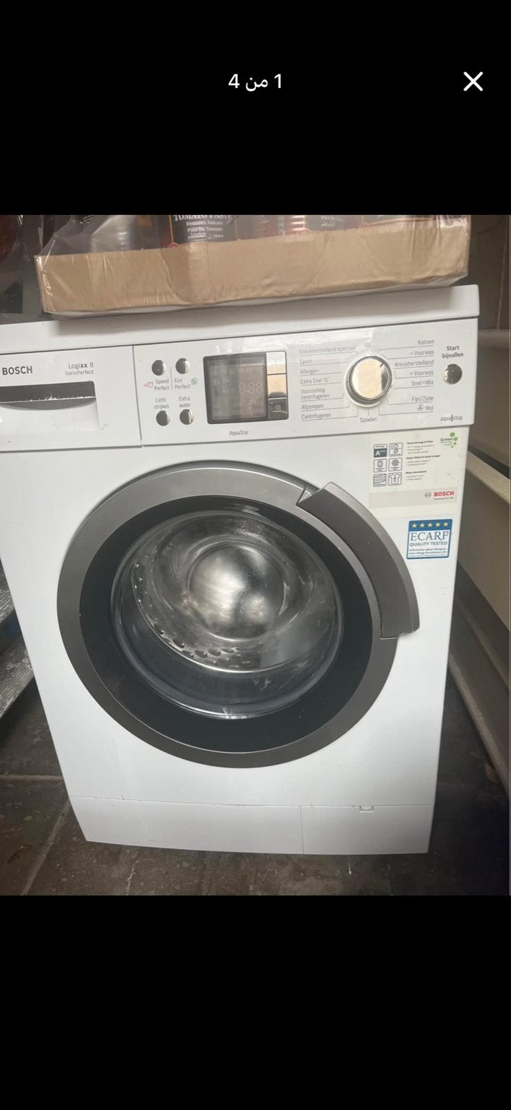 Bosch Logixx 8 Wasmachine - Zo goed als nieuw, 8 tot 10 kg, Ophalen of Verzenden, 85 tot 90 cm, 1600 toeren of meer
