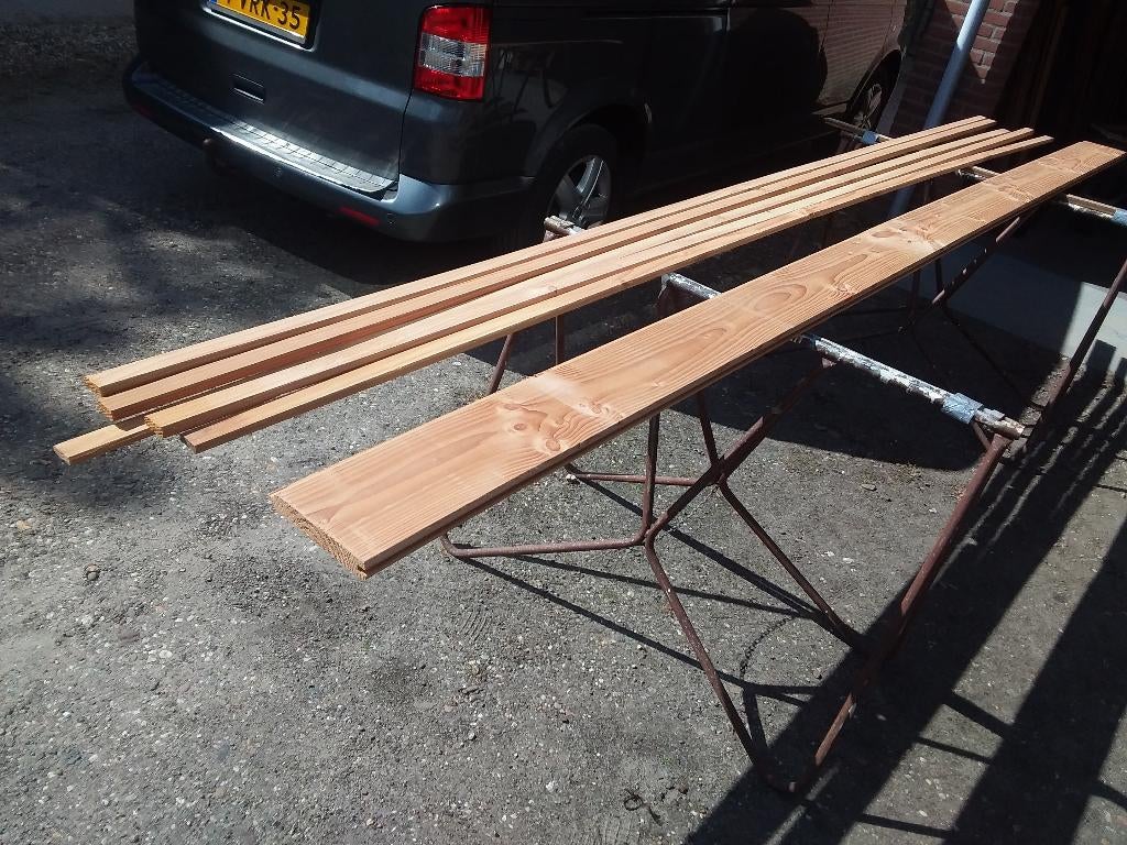 Diverse vuren planken, balkjes en regels., Ophalen, Nieuw
