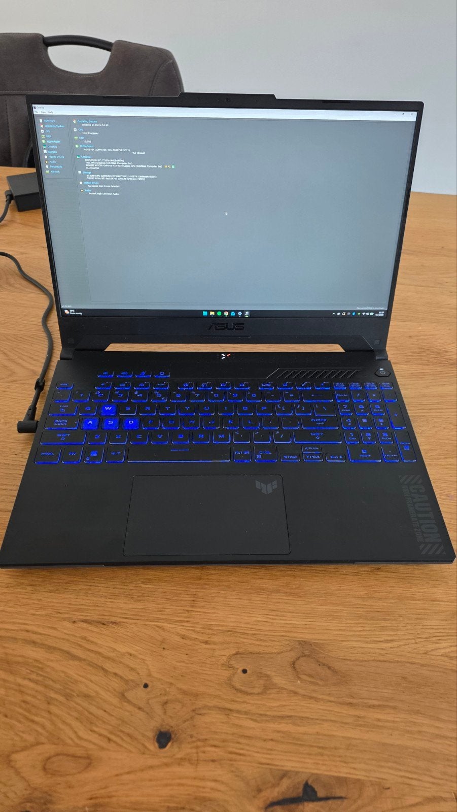 ASUS TUF Gaming F15 FX507VI-HQ114W - Gaming Laptop - 15.6, Ophalen, 15 inch, Zo goed als nieuw, Gaming