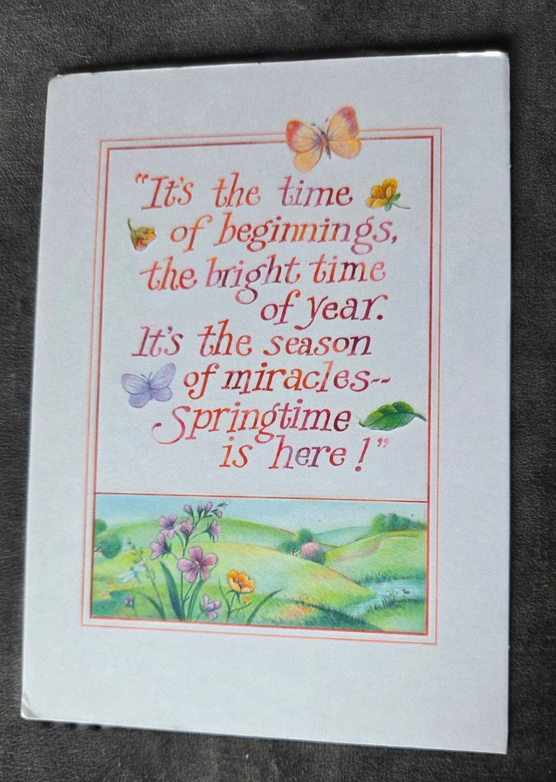 Springtime is here!, Verzenden, 1980 tot heden, Ongelopen, Overige thema's