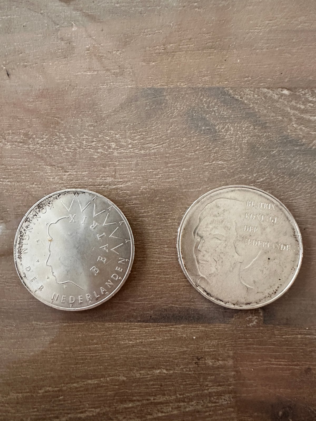Nederlandse gulden munten: Beatrix en Juliana/Bernhard, Ophalen, Koningin Beatrix, Overige waardes, Losse munt