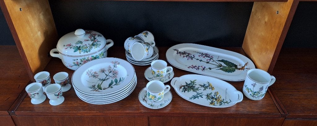 Botanica servies van Villeroy en Boch, Ophalen, Porselein, Overige stijlen, Kop(pen) en/of Schotel(s)
