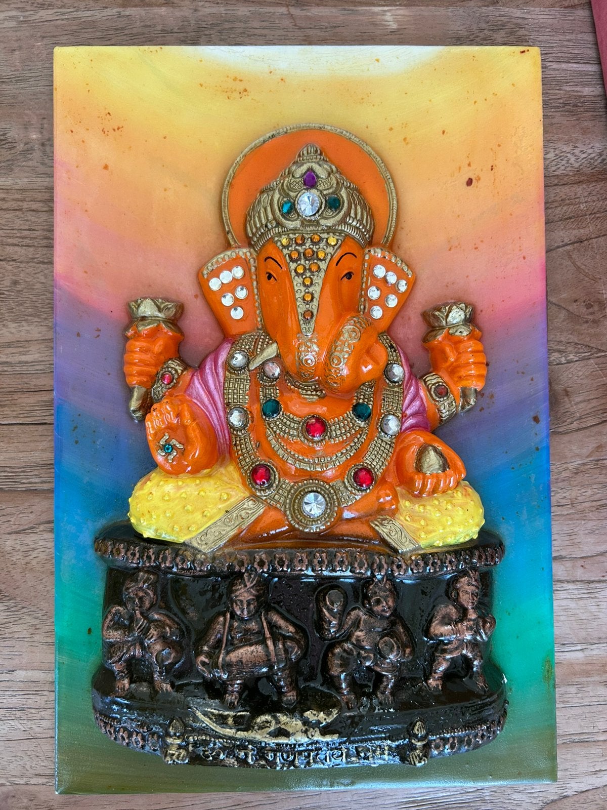 Unieke grote 3d Ganesh tegel., Ophalen of Verzenden, Nieuw, Overige typen, Hindoeïsme