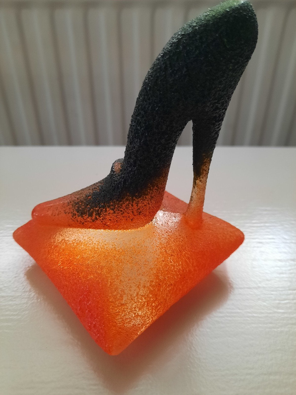 glaskunst kosta boda K.Engman, Antiek en Kunst, Meerkleurig, Object, Handgemaakt, Ophalen