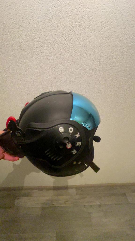 Boxer helm, Fietsen en Brommers, Brommerhelmen, Ophalen of Verzenden, Zo goed als nieuw