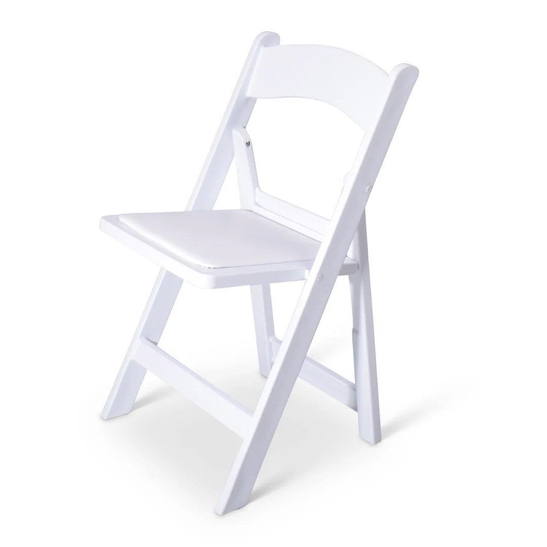 Te huur klapstoelen, Ophalen, Kunststof, Wit, Zo goed als nieuw